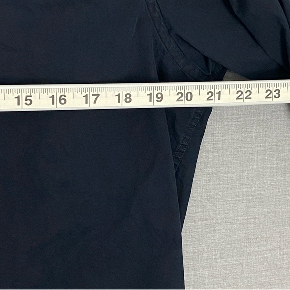 John Lennon Button Up Shirt Sz Large Cotton Black Contrast Collar and Cuff - Picture 11 of 12